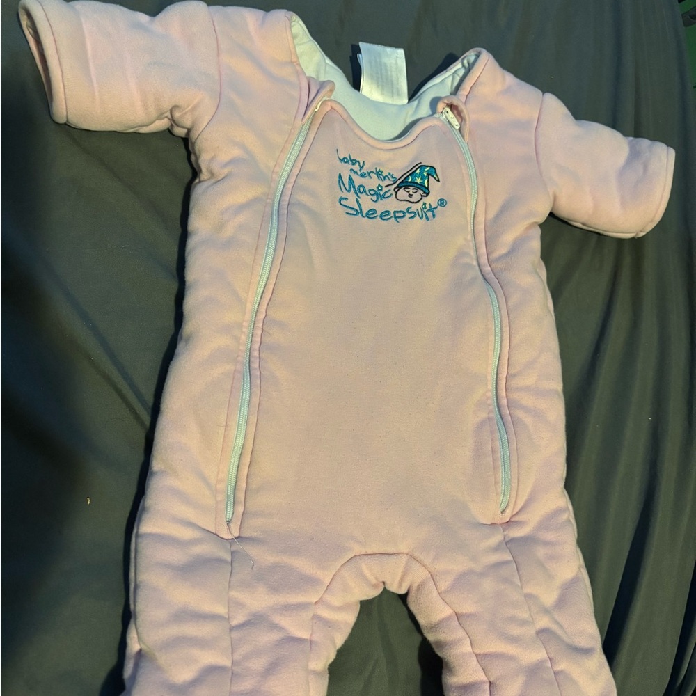 Baby Merlin’s Magic Sleepsuit - Pink